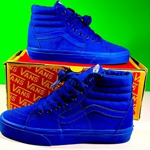 Sk8-Hi Vans True Blue (Mono Canvas)